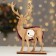 New Year's decor with backlight "Deer" 17 × 5 × 24 cm, purple