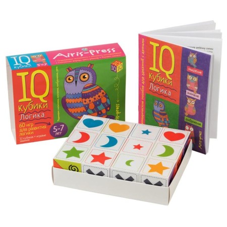 Set. The average package with IQ games for the development of logical thinking (5-8 years). With a pyramid-15