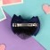 Hair machine "Bow" with a mesh for a bundle, D-10 cm, blue