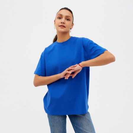 Women's T-shirt Minaku Oversize Fit: Color Electric, Rr. 42