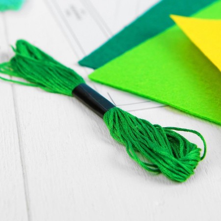 Set for creating an Easter basket made of felt "Luzhaika"-2