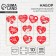 A set of compliments-wishes "10 love confessions", cats, 10 pcs. 11.4 x 14.5 cm