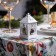 LED figure “White Light with foxes” 6.3 × 12 × 6.3 cm, plastic, batteries AG13x3, glow warm white