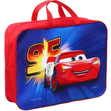 Folder with handles Textile A4, 350x270x100 mm, Cars-4