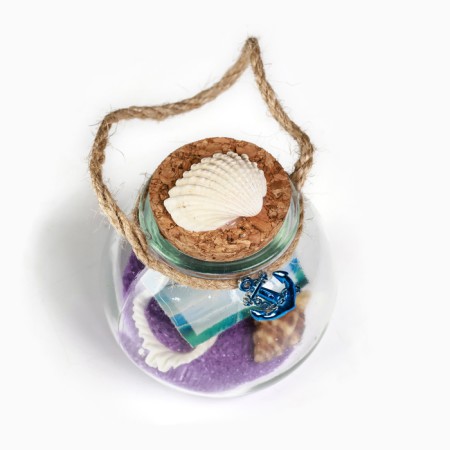 Souvenir in the bottle "shells" 7*7*6cm, mix-3