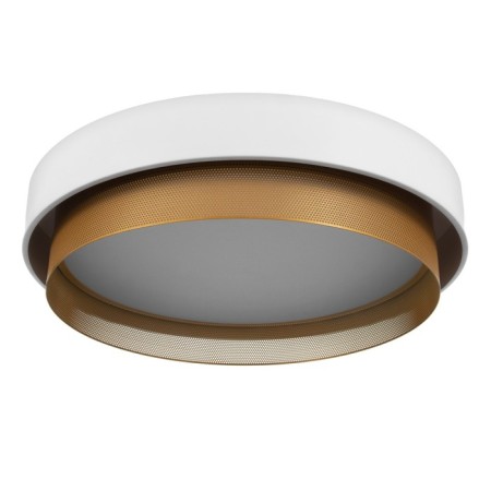 Luer with PDU "Rego" LED 120W 3000-6000k White-gold 50x50x10 cm Bayerlux-1