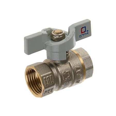Ball valve "STM" Standard, PN40, internal/internal thread 1/2 ", butterfly