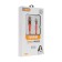 BYZ X96, Type -C cable - USB, 100 watts, 6 A, 1 m, PD, silicone, orange