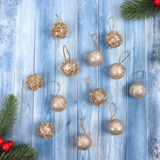 Set of balls plastic D-3 cm, 12 pcs 