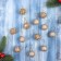 Set of balls plastic D-3 cm, 12 pcs "Golden Sprinking"