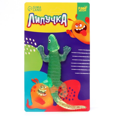 Липучка "Ящерка", цвета МИКС-7