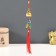 Plastic suspension, textiles "Golden Cash bag with peanuts" 25 cm
