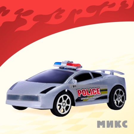 Inertial car "Road Patrol", mix-3