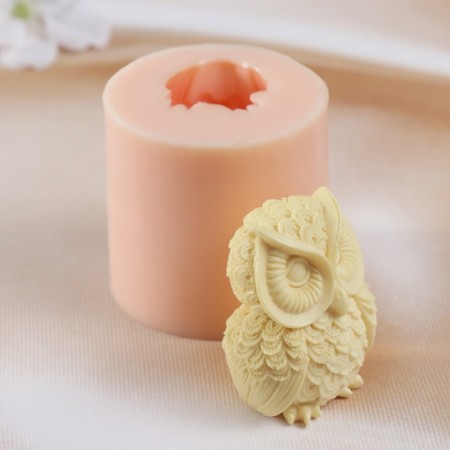 Silicone Mold "Owl2" (prayer 5.5x3.4x4.3 cm)-1