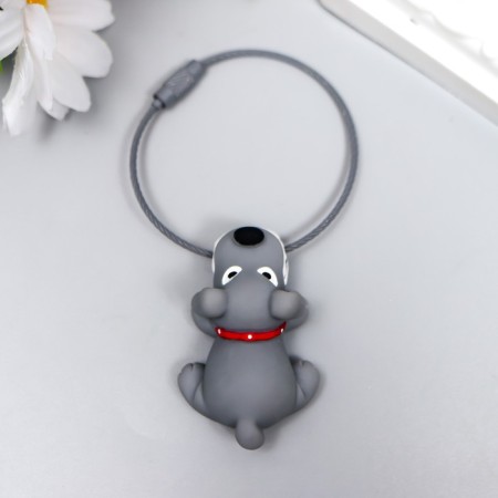 PVC keychain on the "Broken Dog" cable 9.5x5 cm-2