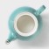 Teapot Porcelain Hot Dolyana Milky Way, 900 ml, turquoise color