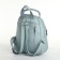 City backpack with lightning, blue color