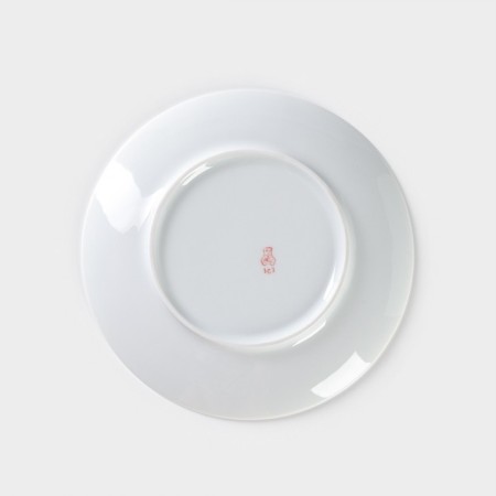 Porcelain plate "Tiger", d = 20 cm, white-3