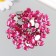 Decor for creativity Plastic "Rhil Oval. Fuchsia" set of 150 pcs 1x1.4 cm
