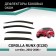 Defly window deflectors for Toyota Corolla Runx (E120), 2001-2006