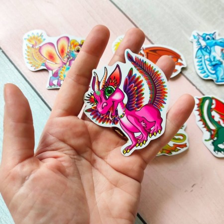 Magnetic set "Fairytale dragons"-3