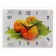 Wall clock: kitchen, "peaches", silent, 20 x 26 cm