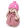 Soft toy "Bunny mi in a dress and a fur hat", 25 cm