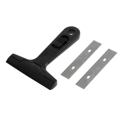 Tundra scraper, plastic case, sliding blade, 100 mm, 2 spare blades-3