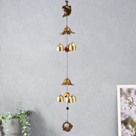Wind Music Metal "Carp" 6 bells 54 cm-10