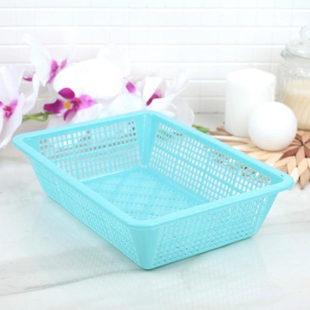 Storage basket, plastic, 24.5 × 18 × 6.5 cm, color mix-2
