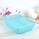 Storage basket, plastic, 24.5 × 18 × 6.5 cm, color mix