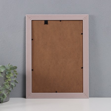 Photo frame Plastic format A4 "Golden Scales" White 34.2x25.5 cm-1