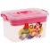 Storage container with a lid and a needlework lid, 10 l, 35 × 23 × 19 cm, color mix