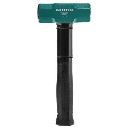 Sledgehammer Kraftool 2009-2, professional., An elongated steel rubberized handle, 2 kg