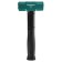 Sledgehammer Kraftool 2009-2, professional., An elongated steel rubberized handle, 2 kg