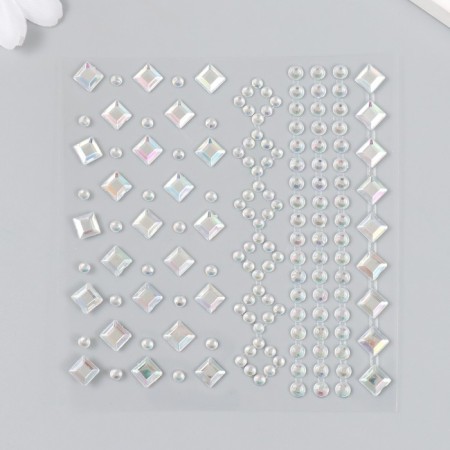 Sticker Plastic RhMBA "ROMBA, Squares, circles" 10.5x16 cm-1