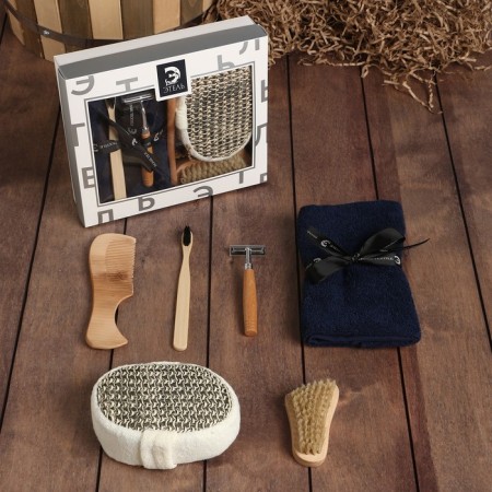 Set gift Ethel towel 30x60 cm and accessories (6 items)