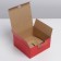 Gift folding box, packaging, “red”, 15 x 15 x 7 cm