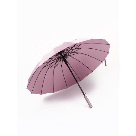 Umbrella is a s/auth r51/60 16sp n/u/u plain a straight handle to leatzers violet package-3