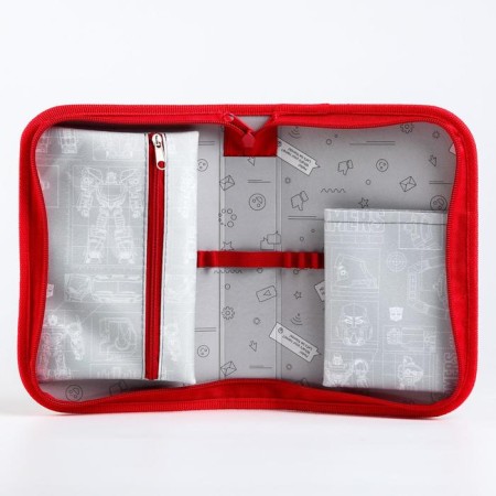Penal frame, 1 section, 140x210x40 mm, folding pocket, fabric, transformers-3