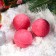 New Year's set of bombs for the bath "Candy", Red, 3 pcs of 100 g.