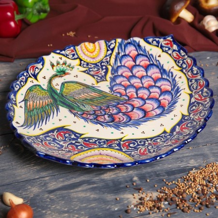 Frog Oval Rishtan Ceramics 42cm-3