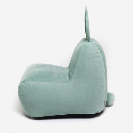 Milk-Milk chair, size 80x90 cm velor, mint color-2