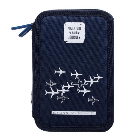 School backpack Bruno VisConti Keep Away. Privat, 40 x 30 x 19 cm, ergonomic back, pencil case as a gift-12