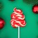 Caramel lollipop "Fir tree is small" assorted, 30 g