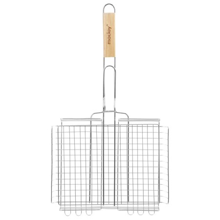 Ground grill Universal Maclay, 25x31 cm, chrome steel, for barbecue-8