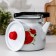 Maki kettle, 3.5 l, enameled cover, induction, white color