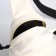 Bag sling female from textiles, white color
