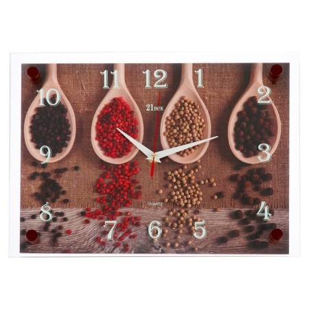 Wall watches: kitchen, "spices", silent, 25 x 35 cm-4