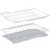 A set of dishwasher with a panel for a cabinet 40 cm, 36.5 × 25.6 cm, white color
